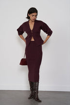 Knit Pencil Skirt