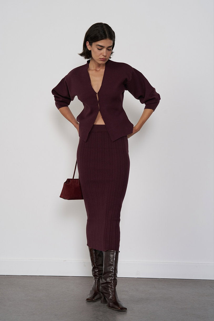 Knit Pencil Skirt